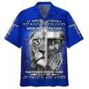 I Would Rather Stand With God Jesus And The Lion Christian Hawaiian Shirt