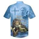 Faith Hope Love Jesus Lion And The Lamb Christian Hawaiian Shirt