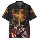1 Cross 3 Nails 4 Given Lion Christian Cross Hawaiian Shirt 1 Cross 3 Nails 4 Given Lion Christian Cross Hawaiian Shirt