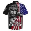 4th Of July One Nation Under God Jesus American Christian Faith US Flag Hawaiian Shirt 4th Of July One Nation Under God Jesus American Christian Faith US Flag Hawaiian Shirt