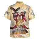 One Nation Under God America Flag 4th Of July Lion And The Lamb Jesus Christian Faith Hawaiian Shirt