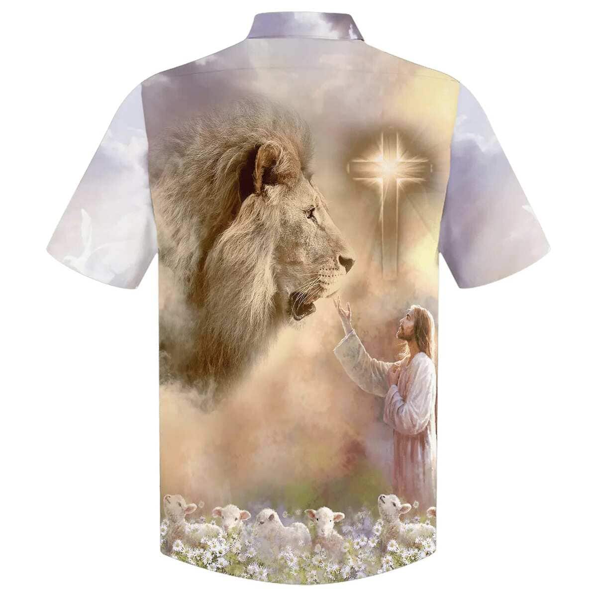 Jesus Is My Savior Lion Lambs Christian Faith Hawaiian Shirt Jesus Is My Savior Lion Lambs Christian Faith Hawaiian Shirt