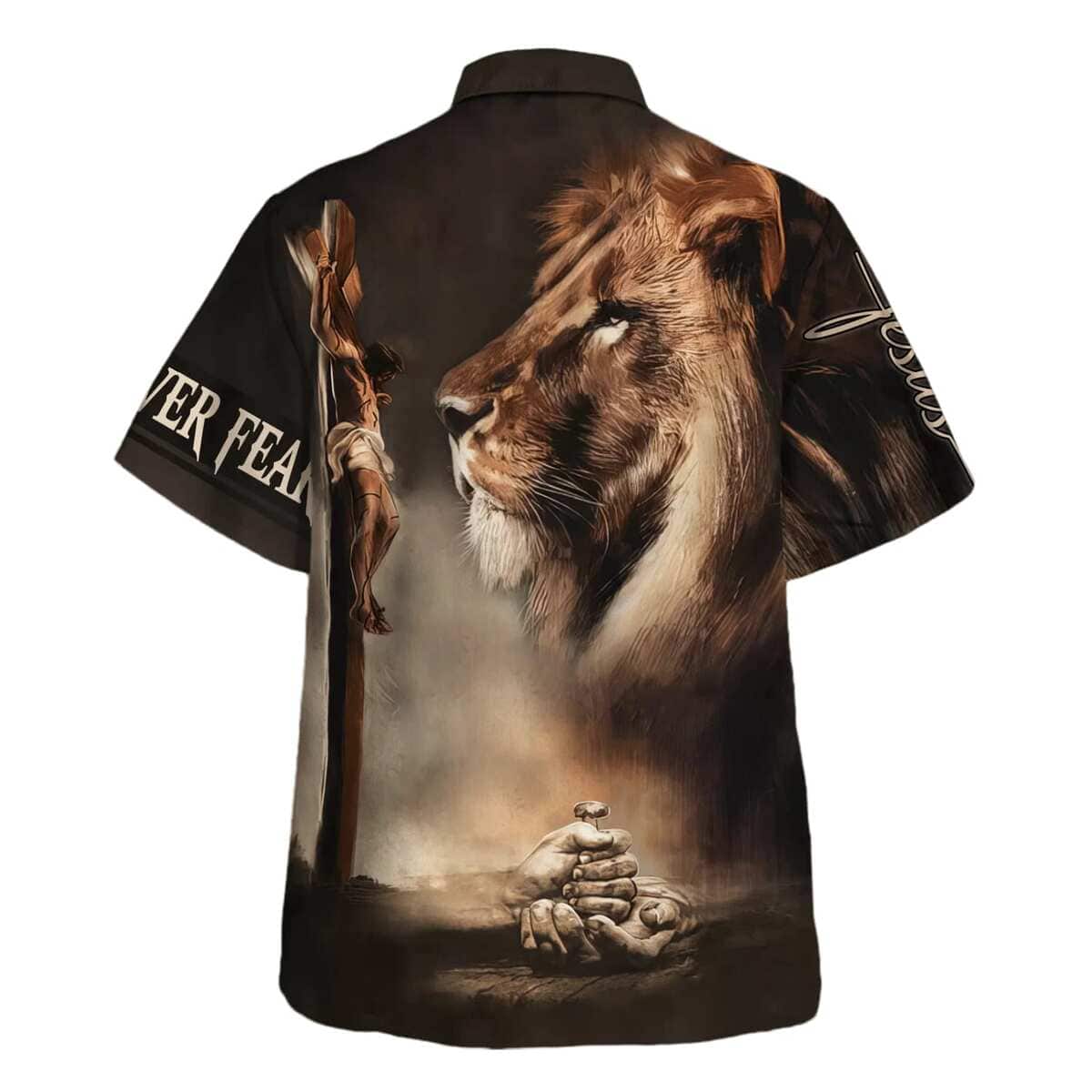 Jesus Faith Over Lion Christian Have Faith Hawaiian Shirt Jesus Faith Over Lion Christian Have Faith Hawaiian Shirt
