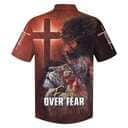 Jesus Faith Over Fear Lion Cross Christian Faith US Flag Hawaiian Shirt Jesus Faith Over Fear Lion Cross Christian Faith US Flag Hawaiian Shirt