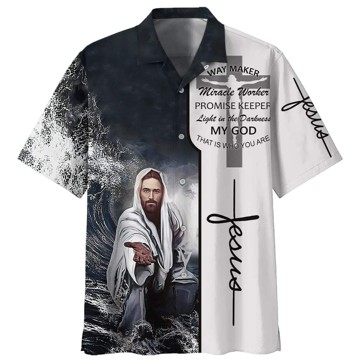 Christian Jesus Religious Way Maker Miracle Worker Christian Jesus Religious Hawaiian Shirt