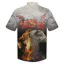 Jesus Open Hand Lion And The Sheep Christian Hawaiian Shirt