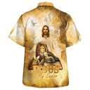 Jesus Lion And The Lamb Jesus Is My Savior Christian Hawaiian Shirt