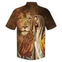 Jesus Christ Prayer Lion Christian Hawaiian Shirt Jesus Christ Prayer Lion Christian Hawaiian Shirt