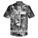 Jesus And The Lion Of Judah One Nation Under God Christian Hawaiian Shirt Jesus And The Lion Of Judah One Nation Under God Christian Hawaiian Shirt