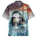 One Nation Under God Jesus Lion Christian US Flag 4th Of July Hawaiian Shirt One Nation Under God Jesus Lion Christian US Flag 4th Of July Hawaiian Shirt