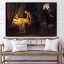 Jesus Christ Raising Daughter Of Jairus Jesus Christian Faith Printed Poster