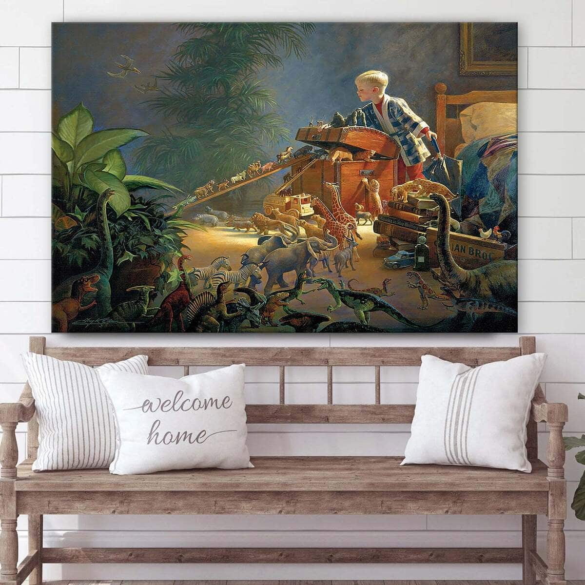 Bon Voyage Jesus Christian Faith Canvas Wall Art Bon Voyage Jesus Christian Faith Canvas Wall Art