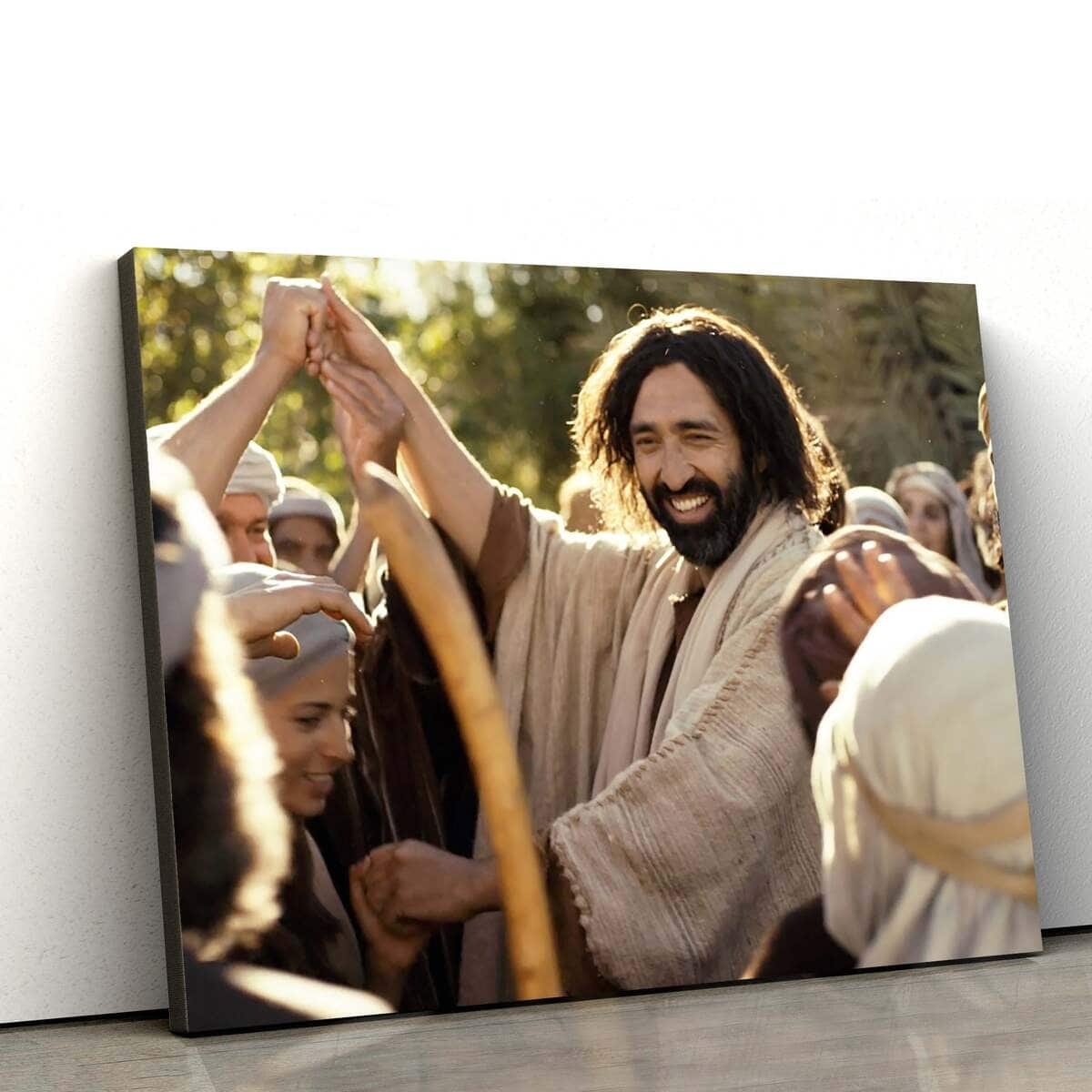 Jesus Smile Celebrate Jesus Christ Christian Faith Canvas Wall Art Jesus Smile Celebrate Jesus Christ Christian Faith Canvas Wall Art