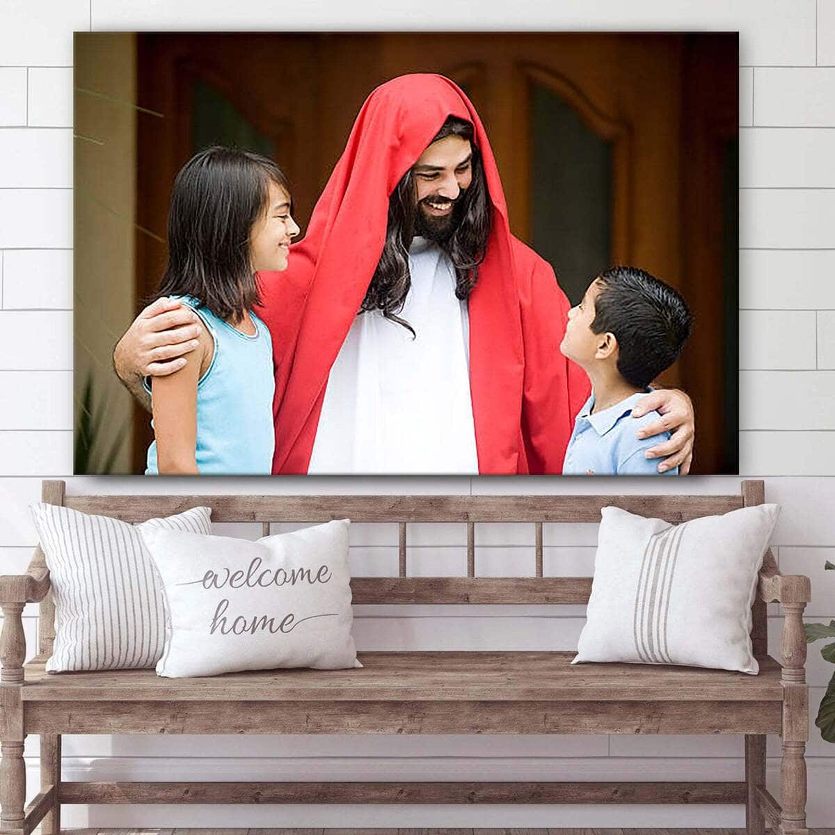 Jesus Smile Jesus Christ Christian Faith Canvas Wall Art Jesus Smile Jesus Christ Christian Faith Canvas Wall Art