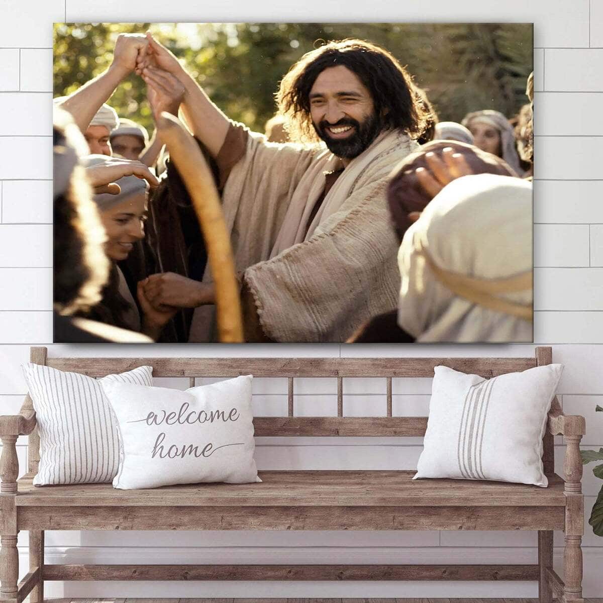 Jesus Smile Celebrate Jesus Christ Christian Faith Canvas Wall Art Jesus Smile Celebrate Jesus Christ Christian Faith Canvas Wall Art