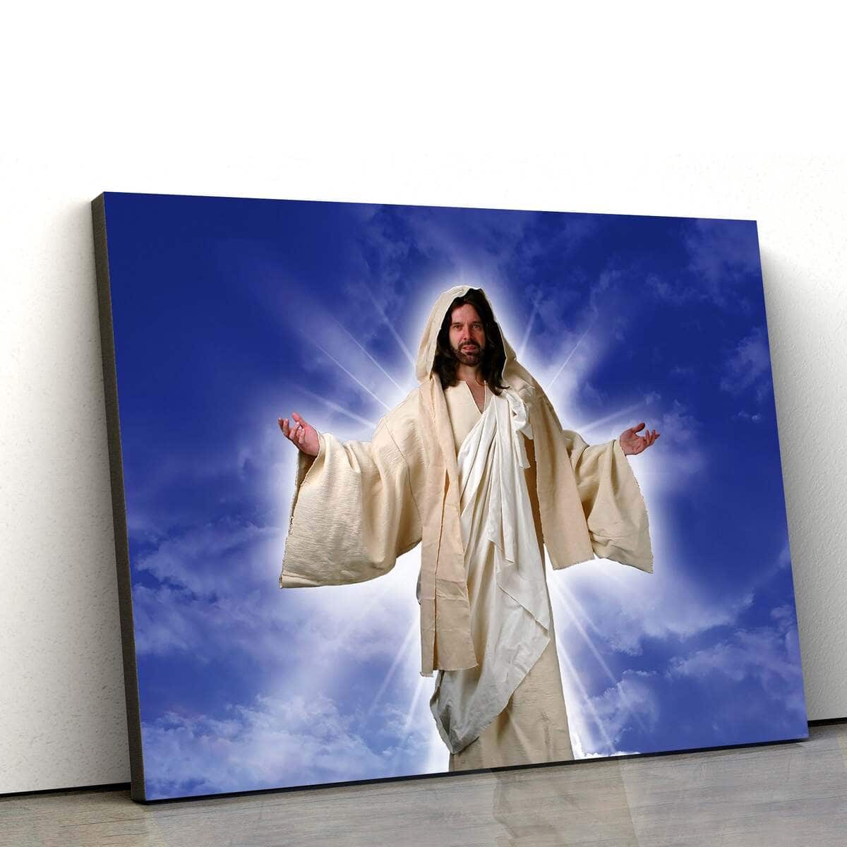 Jesus Blue Skies Jesus Christ Christian Faith Canvas Wall Art Jesus Blue Skies Jesus Christ Christian Faith Canvas Wall Art