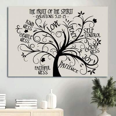 Galatians 522-23 The Fruit Of The Spirit Christian Religious Gift Canvas Wall Art Galatians 522-23 The Fruit Of The Spirit Christian Religious Gift Canvas Wall Art