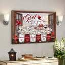 Jesus God Cardinal And Daisy God Says You Are Canvas Wall Art Jesus God Cardinal And Daisy God Says You Are Canvas Wall Art