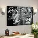 Jesus God Prints God Be Still And Know That I Am God Black And White Lion Canvas Wall Art Jesus God Prints God Be Still And Know That I Am God Black And White Lion Canvas Wall Art