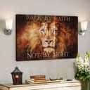 Fascinating Lion Walk By Faith Not By Sight Jesus Bible Verse Scripture Canvas Wall Art Fascinating Lion Walk By Faith Not By Sight Jesus Bible Verse Scripture Canvas Wall Art