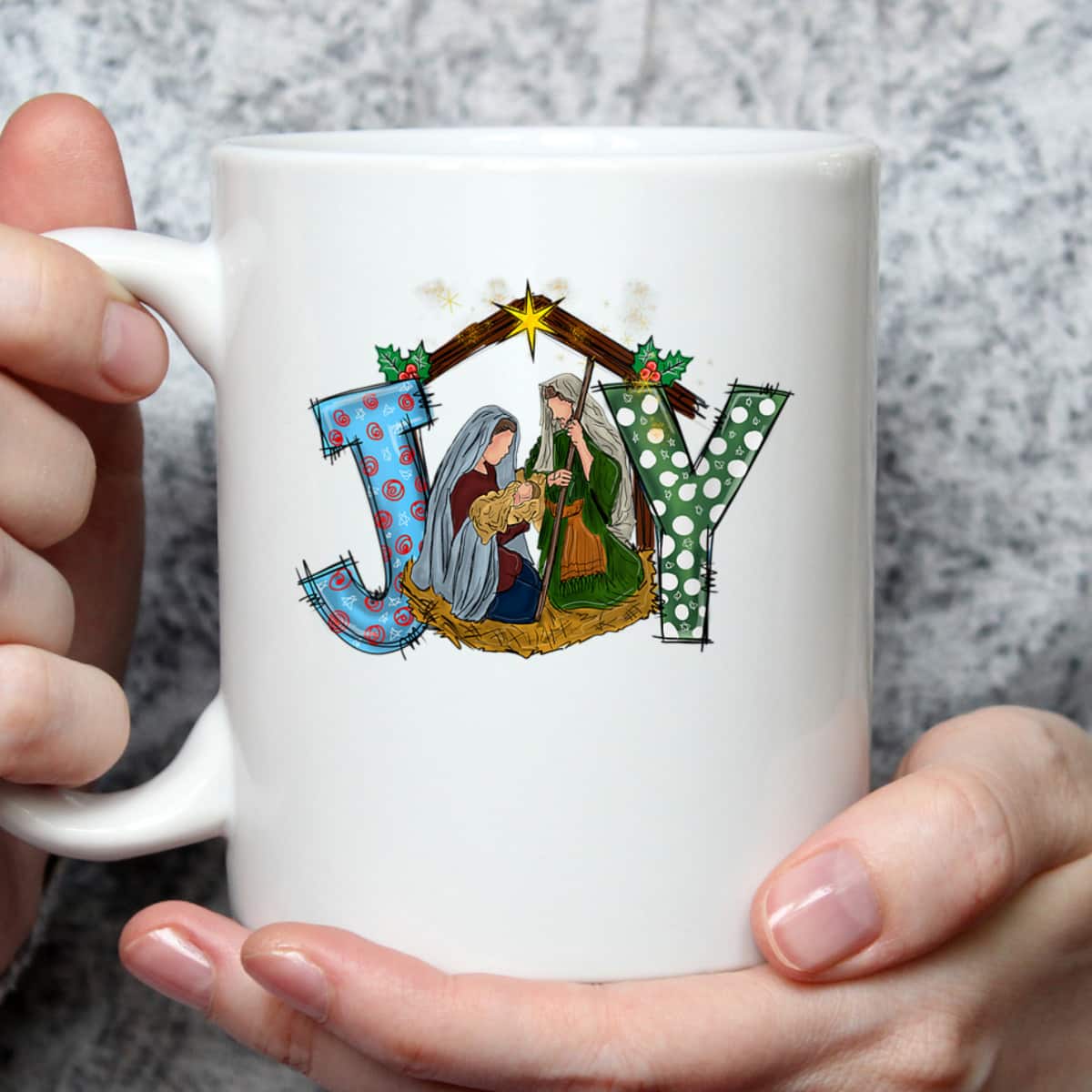 Christmas Joy Baby Jesus Religious Nativity Christian Xmas T-Shirt
