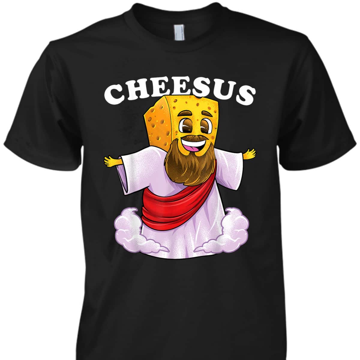 Cheesus Christ Funny Cheese Jesus Christian Pun Christmas T-Shirt Cheesus Christ Funny Cheese Jesus Christian Pun Christmas T-Shirt