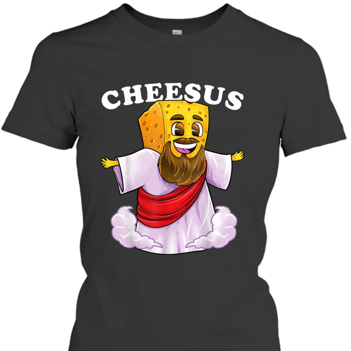Cheesus Christ Funny Cheese Jesus Christian Pun Christmas T-Shirt Cheesus Christ Funny Cheese Jesus Christian Pun Christmas T-Shirt