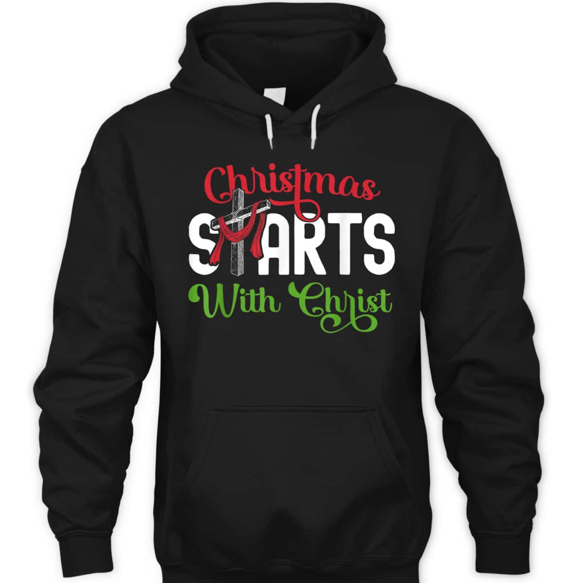 Christmas Starts With Christ Christian Cross Jesus T-Shirt Christmas Starts With Christ Christian Cross Jesus T-Shirt