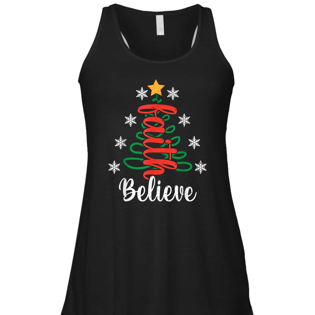 Believe Christian Faith Jesus Religious Christmas Tree T-Shirt Believe Christian Faith Jesus Religious Christmas Tree T-Shirt