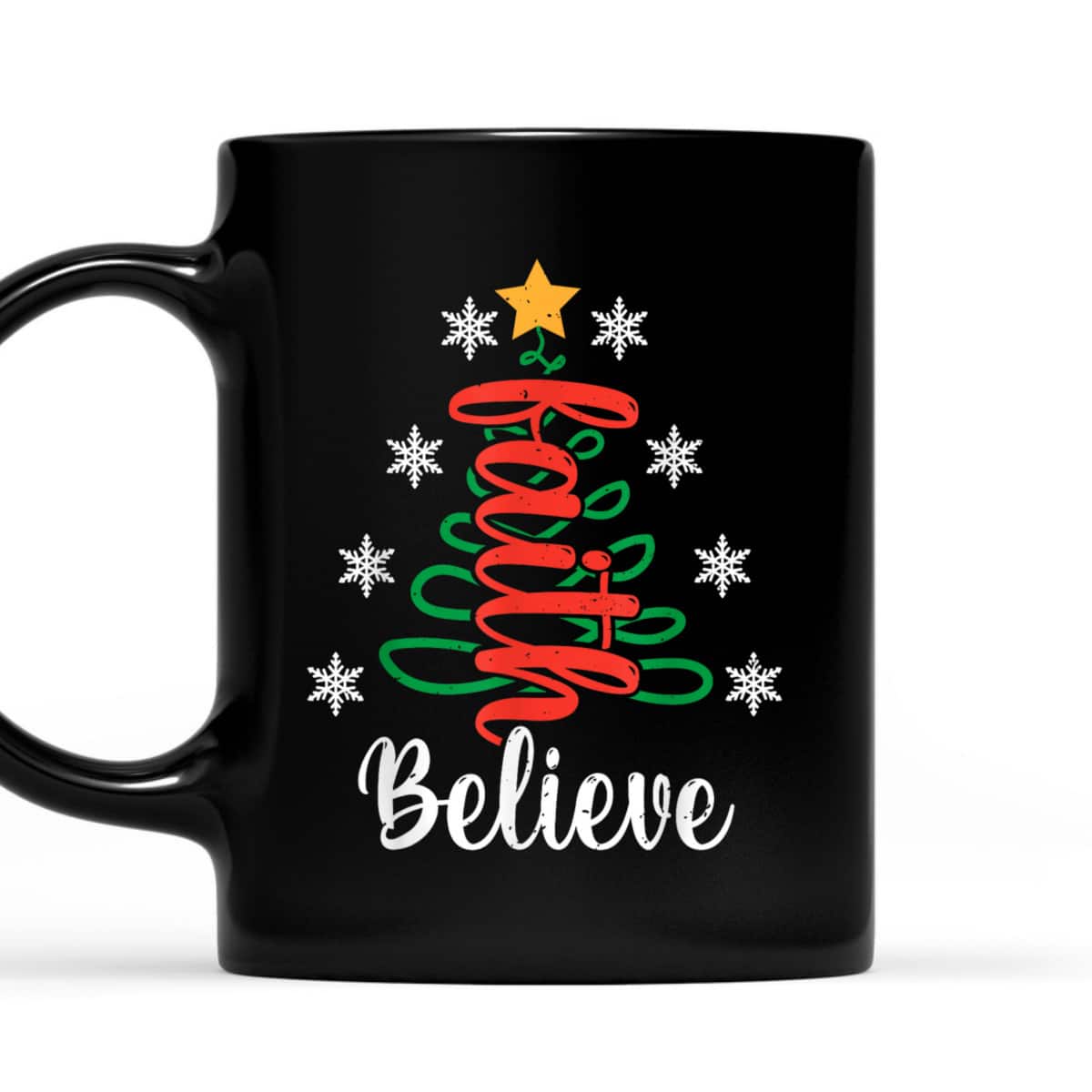 Believe Christian Faith Jesus Religious Christmas Tree T-Shirt Believe Christian Faith Jesus Religious Christmas Tree T-Shirt