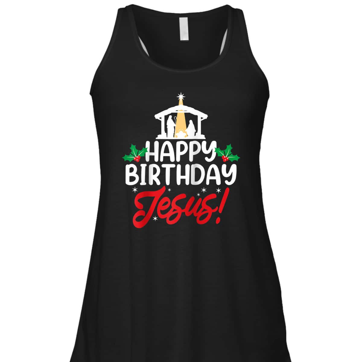 Christmas Happy Birthday Jesus Christian Religious T-Shirt