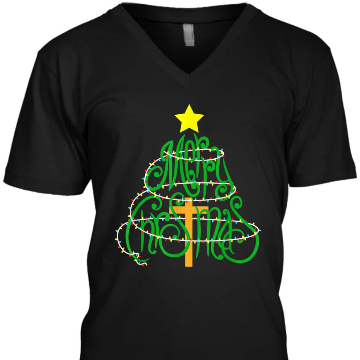 Christian Christmas Merry Christmas Cross T-Shirt