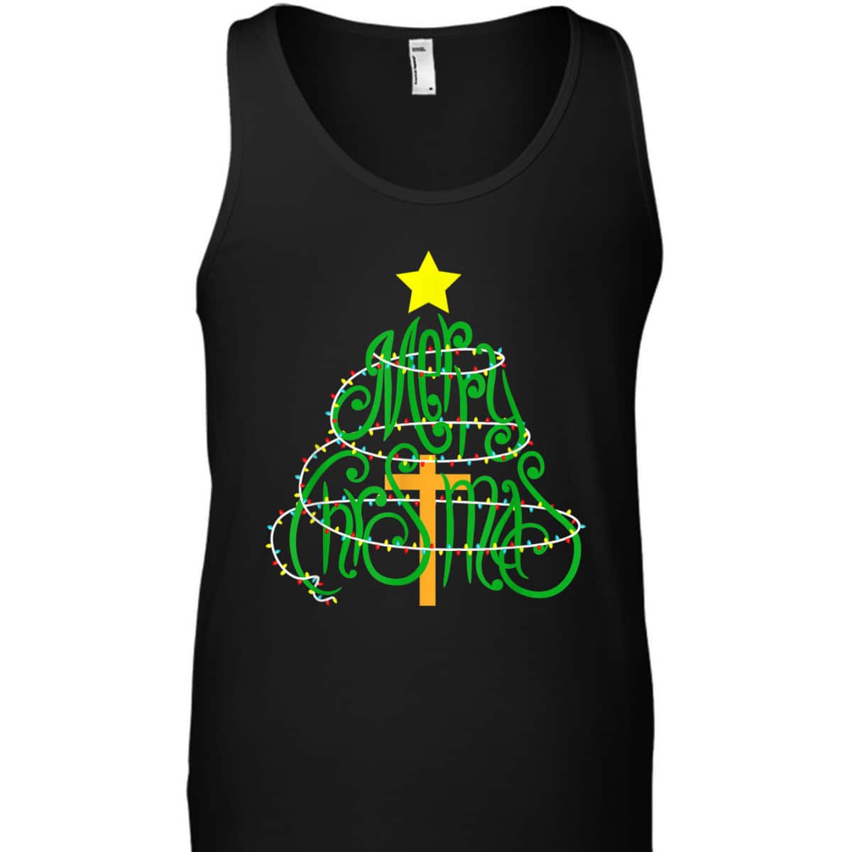 Christian Christmas Merry Christmas Cross T-Shirt Christian Christmas Merry Christmas Cross T-Shirt