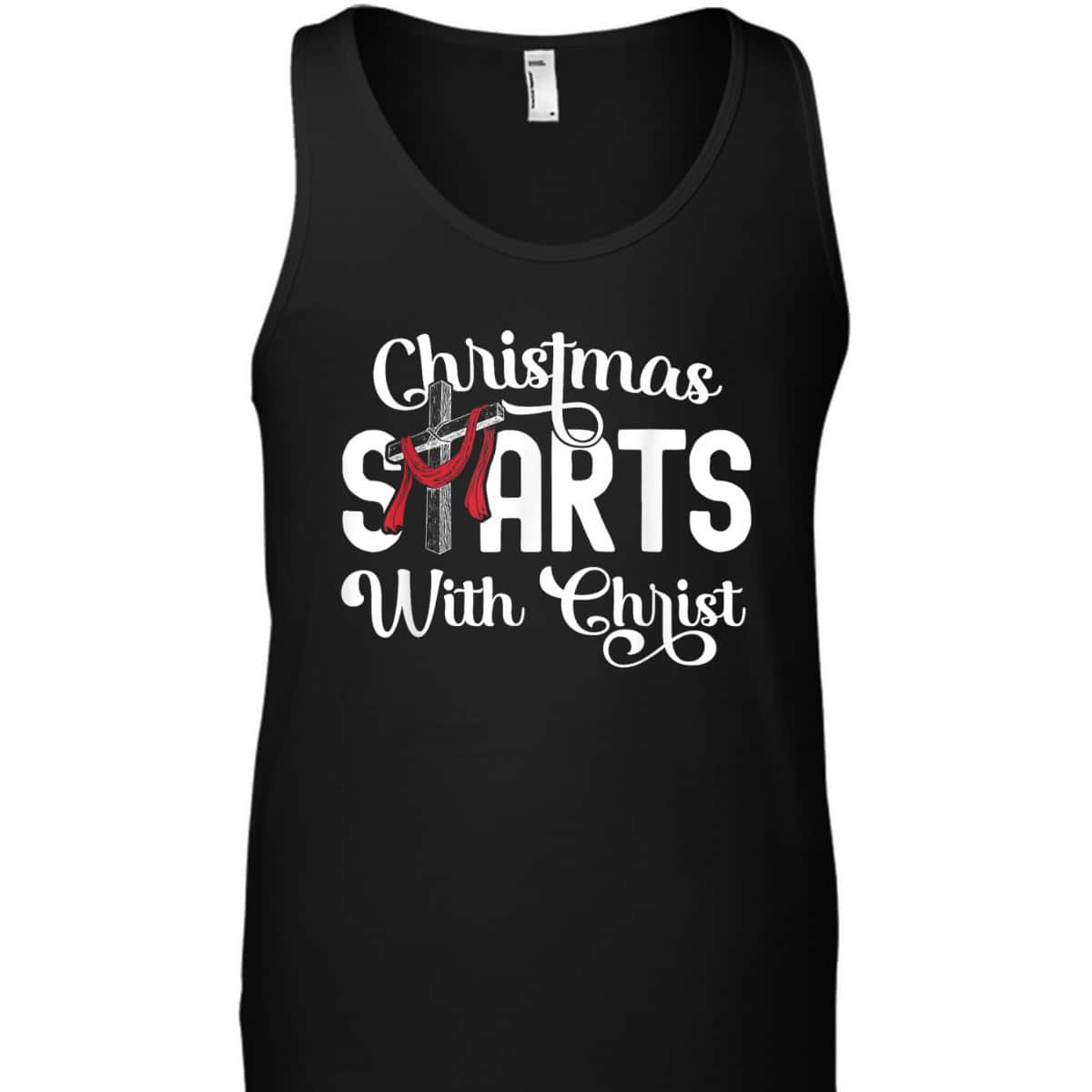 Christmas Starts With Christ Cross Jesus Christian T-Shirt Christmas Starts With Christ Cross Jesus Christian T-Shirt