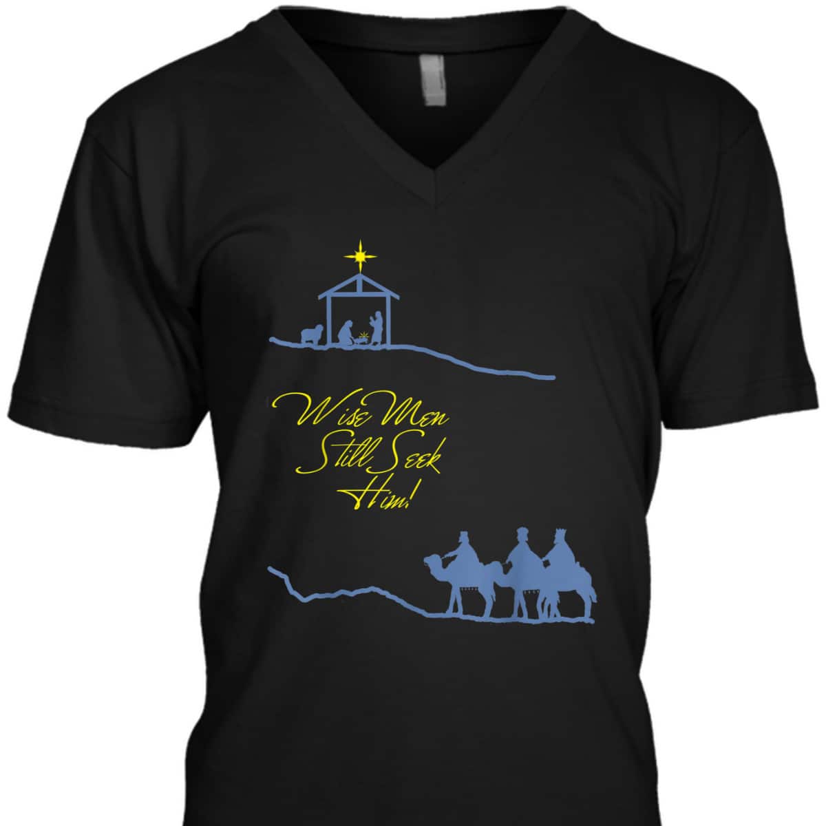 Wise Men Still Seek Him Christmas Religious T-Shirt Wise Men Still Seek Him Christmas Religious T-Shirt