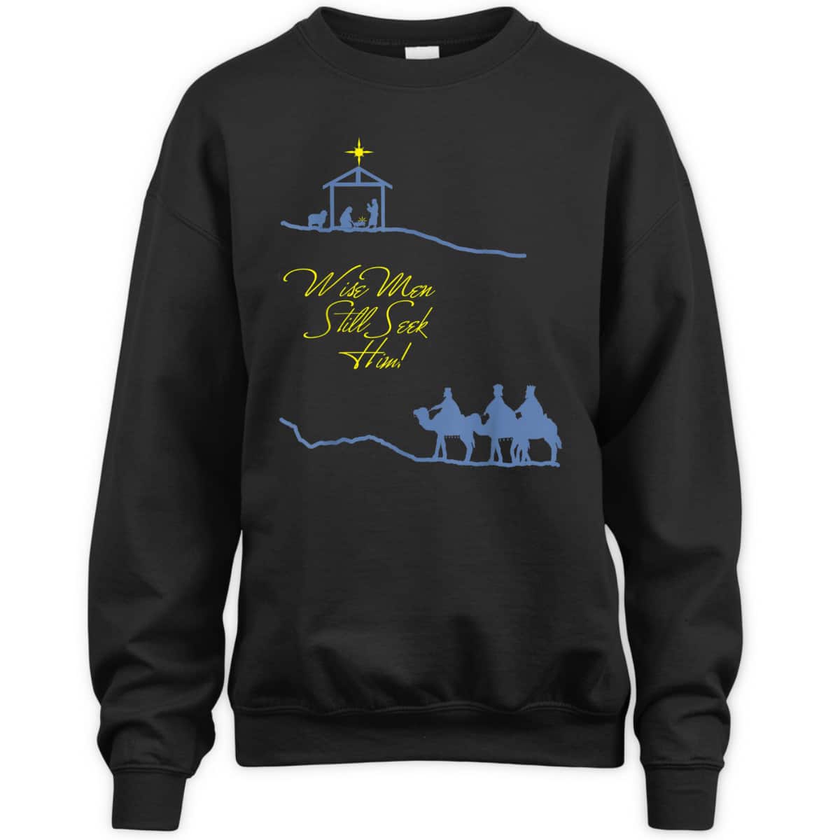 Wise Men Still Seek Him Christmas Religious T-Shirt Wise Men Still Seek Him Christmas Religious T-Shirt