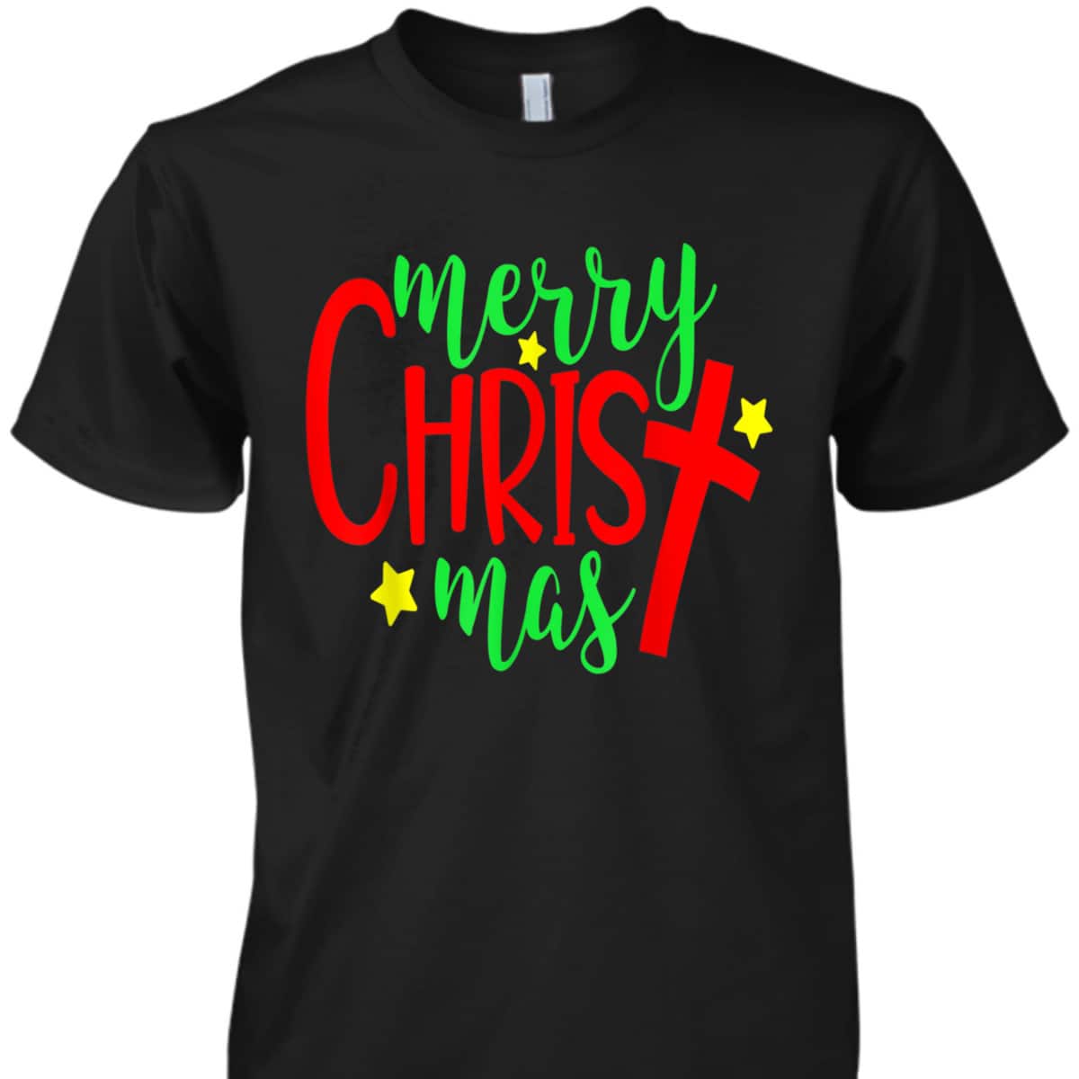 Merry Christmas-Christmas Christian Cross T-Shirt Merry Christmas-Christmas Christian Cross T-Shirt