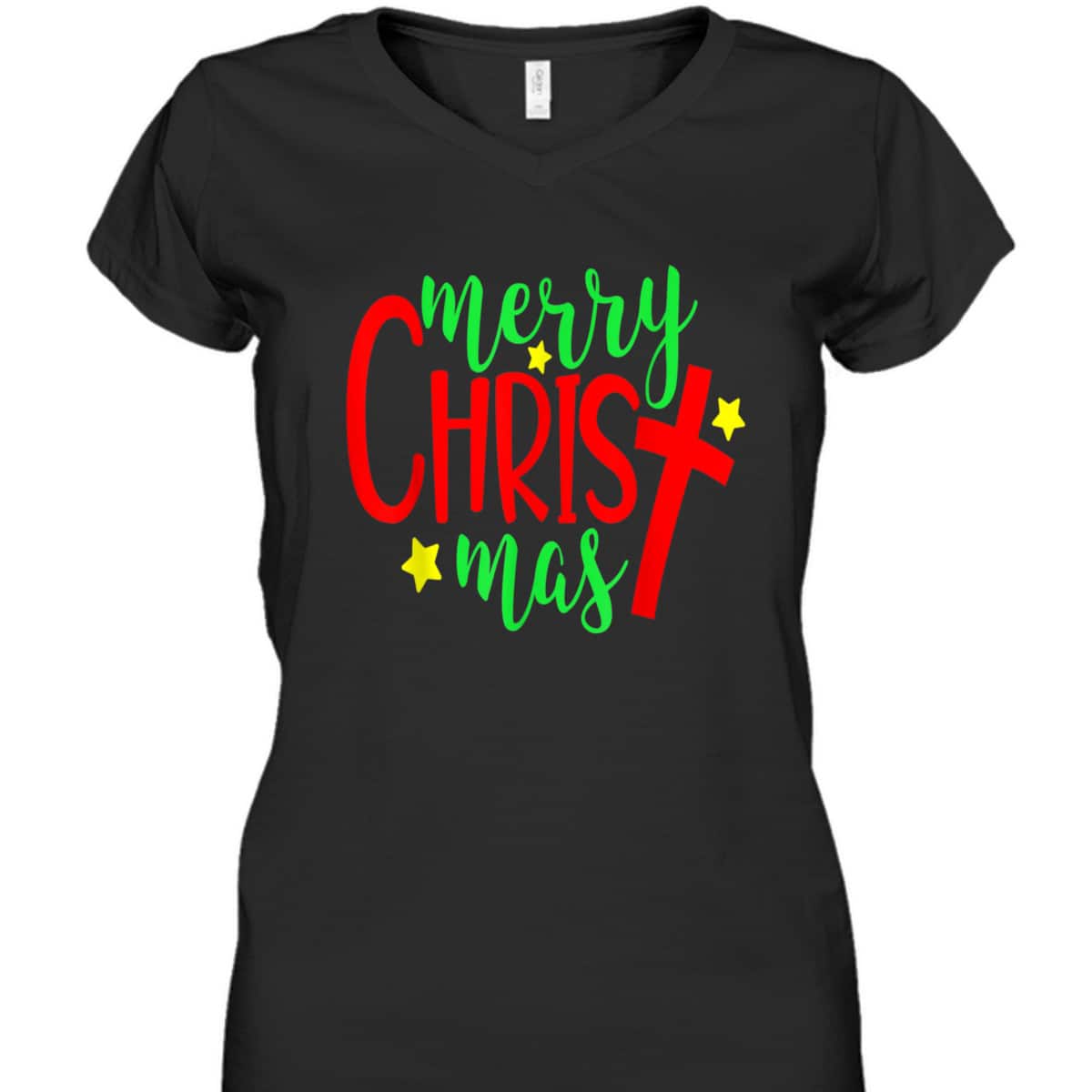 Merry Christmas-Christmas Christian Cross T-Shirt Merry Christmas-Christmas Christian Cross T-Shirt