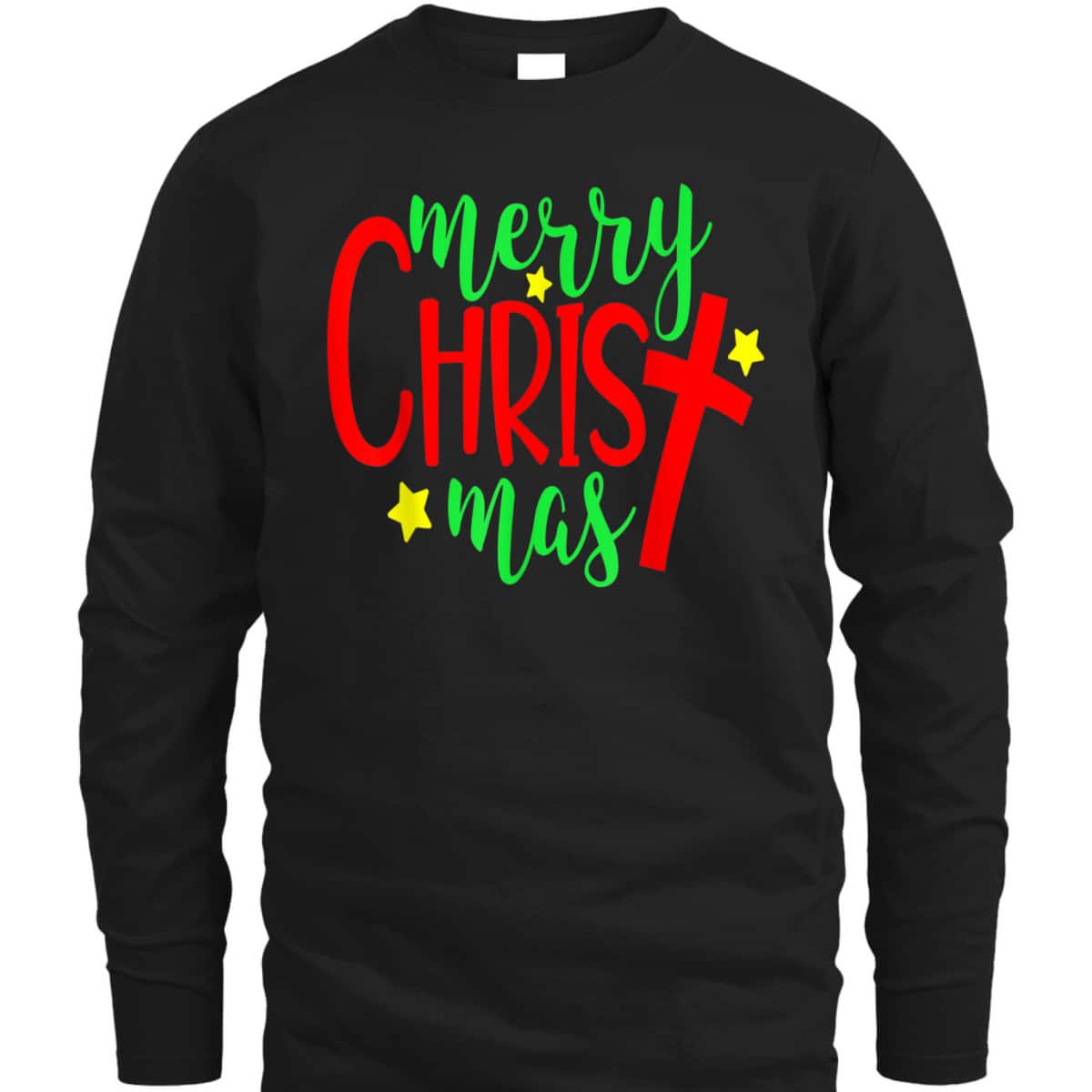 Merry Christmas-Christmas Christian Cross T-Shirt Merry Christmas-Christmas Christian Cross T-Shirt