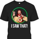 Jesus Peeking I Saw That Funny Christian Meme T-Shirt Jesus Peeking I Saw That Funny Christian Meme T-Shirt