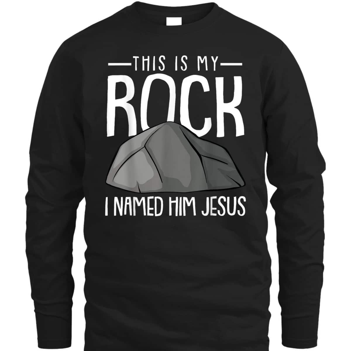 This Is My Rock Christmas Religious Faith Christian X-Mas T-Shirt This Is My Rock Christmas Religious Faith Christian X-Mas T-Shirt