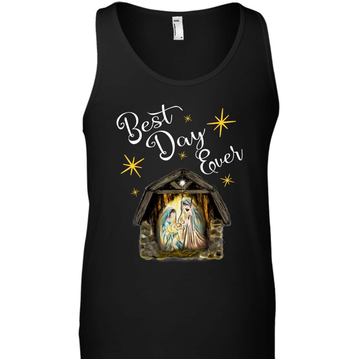 Christmas Nativity Jesus Best Day Ever Christian T-Shirt Christmas Nativity Jesus Best Day Ever Christian T-Shirt
