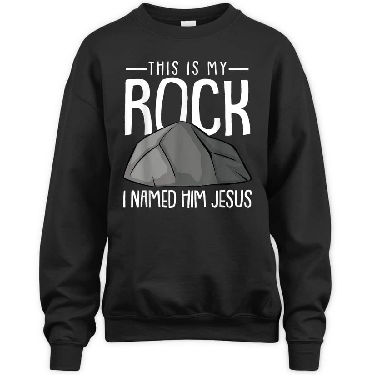 This Is My Rock Christmas Religious Faith Christian X-Mas T-Shirt This Is My Rock Christmas Religious Faith Christian X-Mas T-Shirt