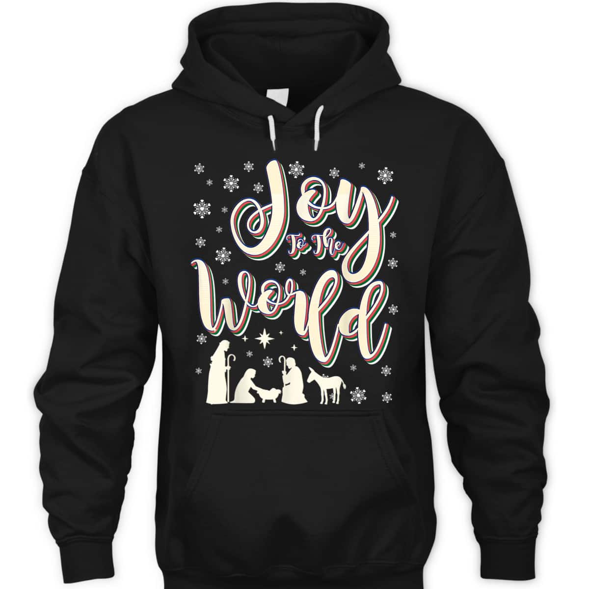 Vintage Joy To The World Jesus Nativity Retro Christmas T-Shirt Vintage Joy To The World Jesus Nativity Retro Christmas T-Shirt