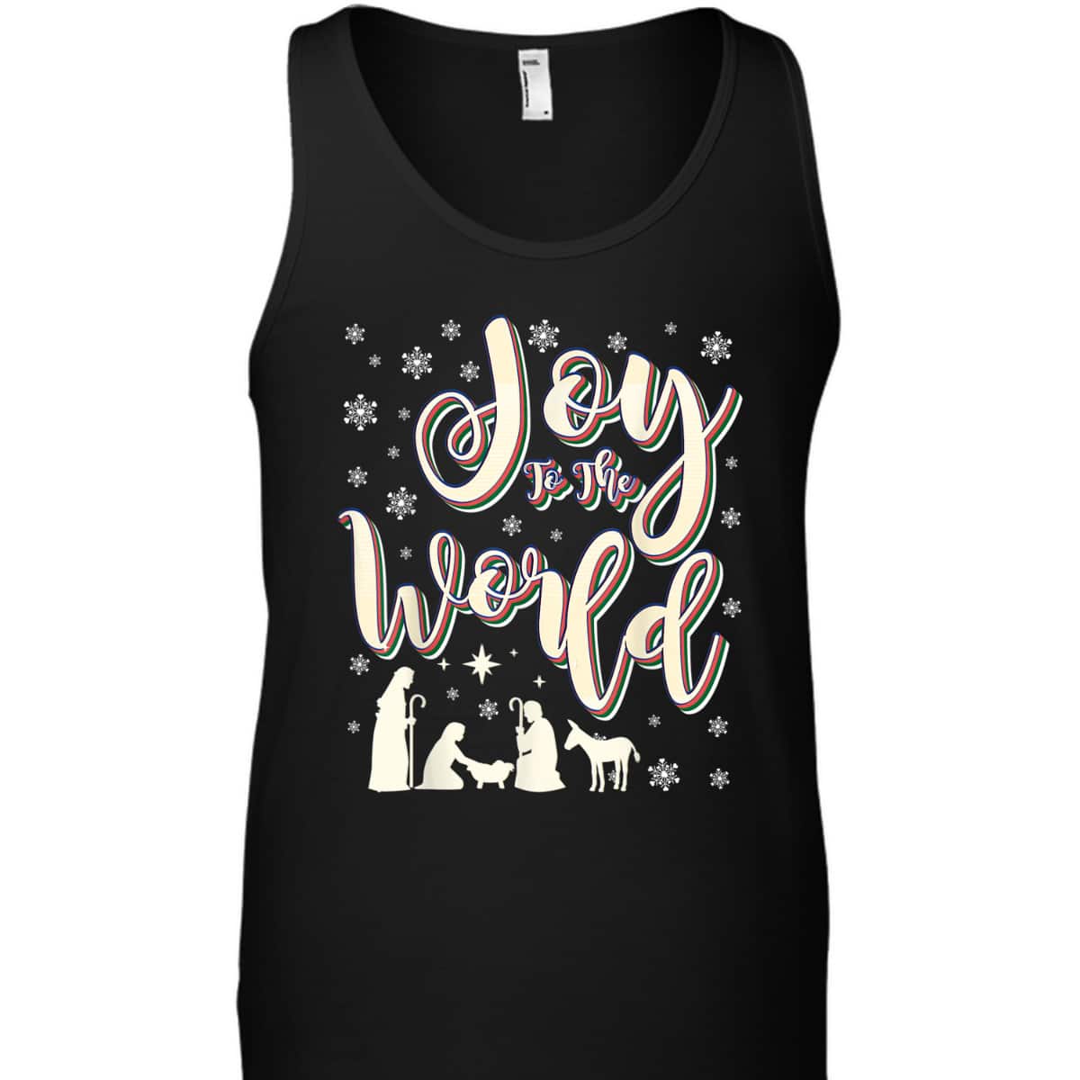 Vintage Joy To The World Jesus Nativity Retro Christmas T-Shirt Vintage Joy To The World Jesus Nativity Retro Christmas T-Shirt