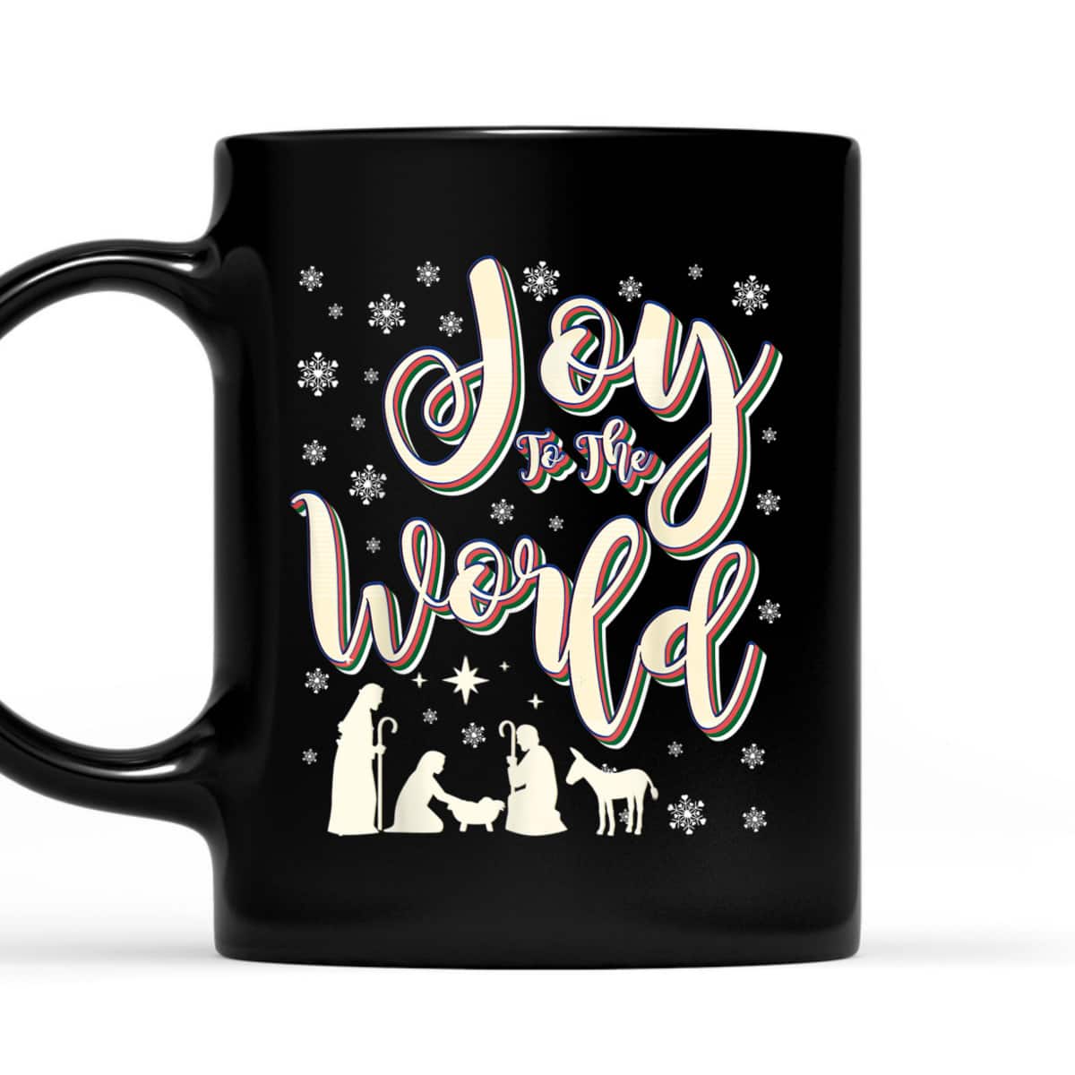 Vintage Joy To The World Jesus Nativity Retro Christmas T-Shirt Vintage Joy To The World Jesus Nativity Retro Christmas T-Shirt