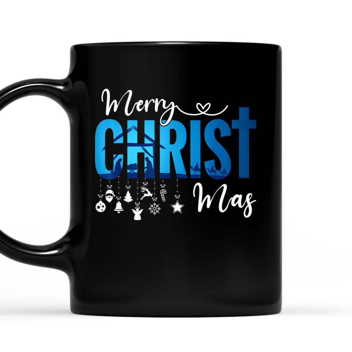 Merry Christ-Mas Nativity Scene Christian Faith Christmas Holiday T-Shirt Merry Christ-Mas Nativity Scene Christian Faith Christmas Holiday T-Shirt
