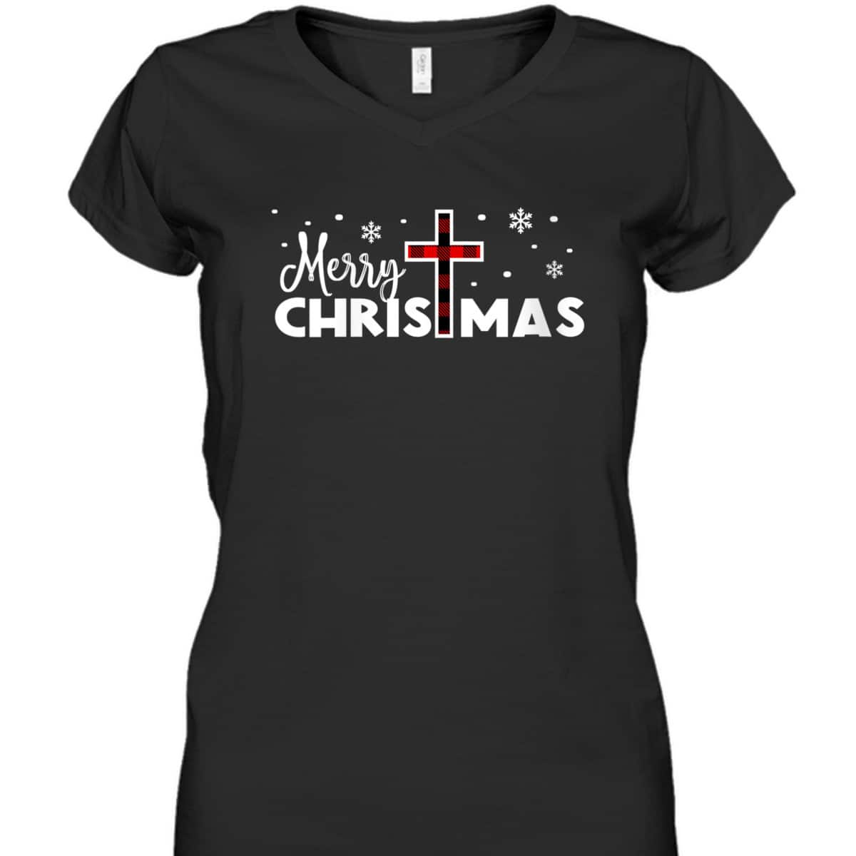 Merry Christmas Jesus Christ Religious Christian T-Shirt