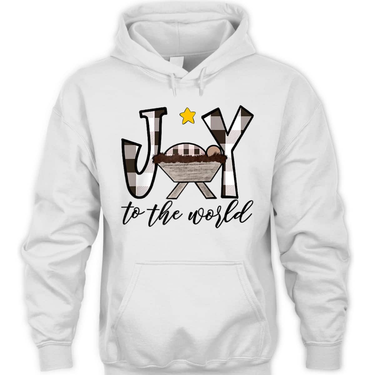 Joy To The World Baby Jesus In The Manger Christmas T-Shirt