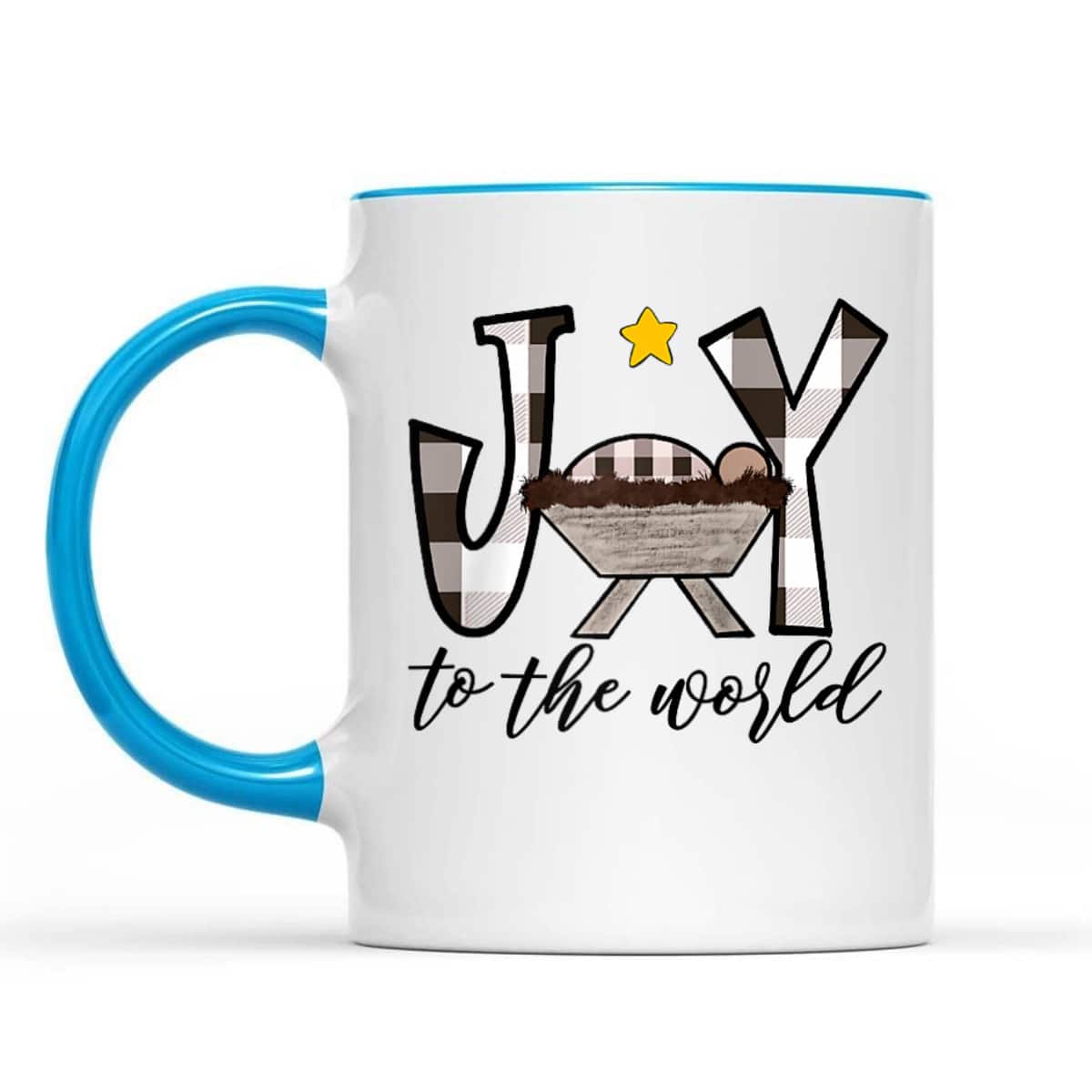 Joy To The World Baby Jesus In The Manger Christmas T-Shirt